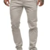 2024 Spring Autumn Fashion Men Clothing Men's Casual Pants Solid Slim Fit Mid-waist Trousers New Male Business Sport Baggy Pants - Image 3