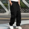 Summer youth leisure sports cargo pants men Europe and the United States loose straight casual pants men - Image 3
