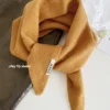 British Korean Style Niche Wool Knitted Triangular Scarf Women Headscarf Knitted Scarf Multi-functional Warm Knitted Scarf - Image 5