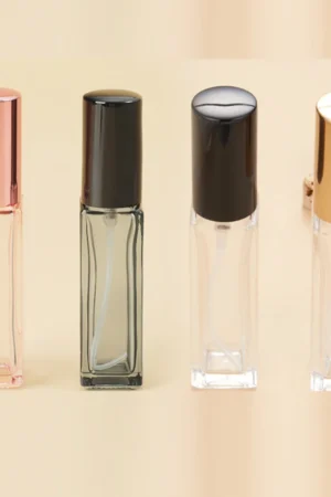 3/6/10ml Square Perfume Bottles Thick Glass Fragrance Spray Refillable Bottles Travel Liquid Cosmetic Container Perfume Atomizer