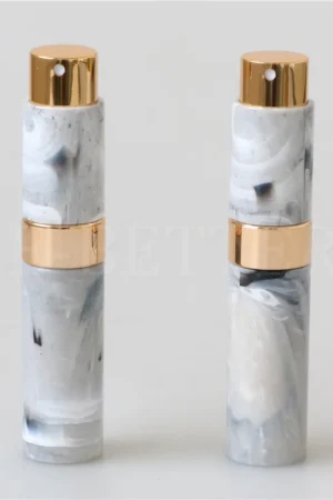 10ml Marble Perfume Bottling Atomizer Portable Liquid Container Cosmetics Dispense Glass Spray Bottle Refillable Travel Bottle