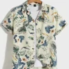 Summer Flower 3D Print Top Men's Summer Hawaii Beach Shirts Outdoor Party Men's Breathable Short Sleeve Street Social Apparel - Image 5