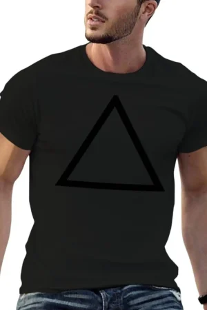 Black Triangle T-Shirt shirts graphic tee boys animal print plain t shirts men