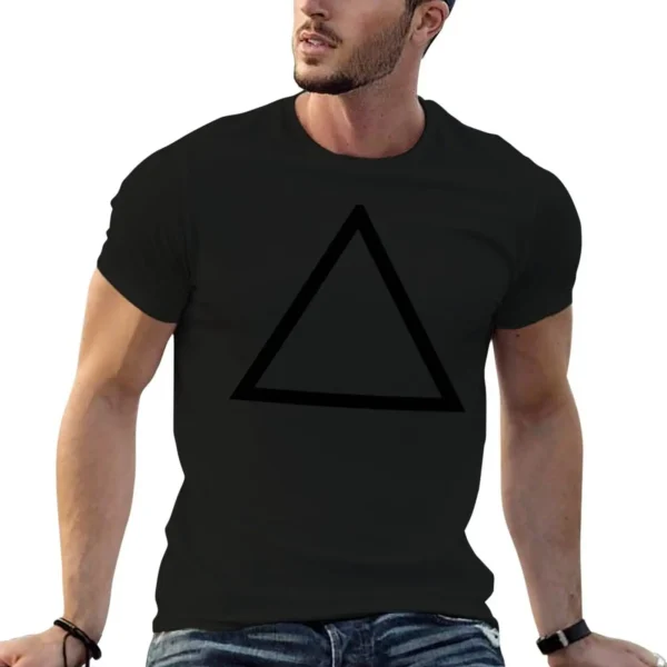 Black Triangle T-Shirt shirts graphic tee boys animal print plain t shirts men