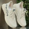 Running shoes Men's fall new trend fashion men's shoes soft sole flying woven shoes breathable casual sports shoes - Image 2