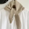 British Korean Style Niche Wool Knitted Triangular Scarf Women Headscarf Knitted Scarf Multi-functional Warm Knitted Scarf - Image 6