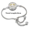 Aromatherapy Bracelet Diffuser Jewelry Tree of Life Locket Bracelets Crystal Perfume Essential Oil Diffuser Bracelet Women Men - Image 6