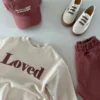 1-6Years Toddler Spring Cute Letter Print Pullover Clothing Casual Cotton Soft O-neck Sweatshirts Baby Boys Autumn Tops Clothes - Image 4