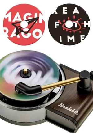 Air Vent Fresheners Portable Record Player Car Air Freshener Turntable Perfume Diffuser Reusable Car Essential Oil Diffuser Car