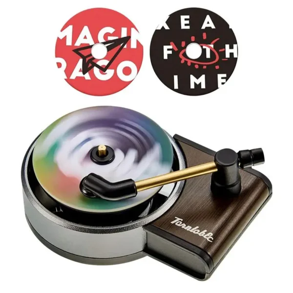 Air Vent Fresheners Portable Record Player Car Air Freshener Turntable Perfume Diffuser Reusable Car Essential Oil Diffuser Car