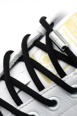 Elastic No Tie Shoelaces Semicircle Shoe Laces For Kids and Adult Shoelace for Sneakers Quick Lazy Metal Lock Laces Shoe Strings