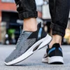 2024 new Men's sneakers Summer men's shoes breathable lace-up lightweight running shoes - Image 3