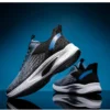 2024 new Men's sneakers Summer men's shoes breathable lace-up lightweight running shoes - Image 4