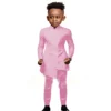 White Suit for Boys Wedding Tuxedo Indian Design Stand Collar 2 Pieces Slim Fit Kids Fashion Party Dress Child Clothes - Image 4