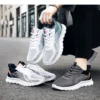 Hot sell New men's fashion casual sneakers men's flying woven shock-absorbing running shoes version mesh breathable shoes - Image 2