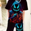 Children's Clothing Suit for Boy Short Sleeve Boys Clothes Casual Graphic Print Streetwear Kids Summer Clothes Children's Sets - Image 4