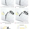 Elastic No Tie Shoelaces Semicircle Shoe Laces For Kids and Adult Shoelace for Sneakers Quick Lazy Metal Lock Laces Shoe Strings - Image 2