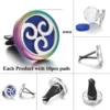 Refillable Car Air Freshener Smell Perfume Diffuser Clip Auto Vent Essential Oil Stainless Steel Locket Interior Accessories - Image 3