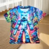 Children's Clothing Adventure Style Boys Clothes Cartoon T-Shirt for a Boy Fashion 2024 Baby Summer Clothes O-Neck Children Top - Image 2