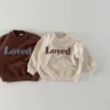 1-6Years Toddler Spring Cute Letter Print Pullover Clothing Casual Cotton Soft O-neck Sweatshirts Baby Boys Autumn Tops Clothes - Image 3